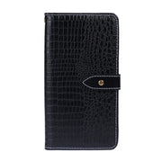 For Oukitel C19 idewei Crocodile Texture Horizontal Flip Leather Case with Holder & Card Slots & Wallet(Black)
