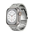 For Apple Watch SE 40mm 3-Bead Flat Buckle Titanium Alloy Watch Band(Silver) - free shipping - PMC TechLife - Order now!