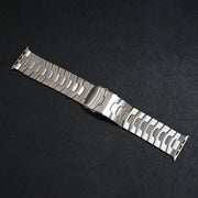 For Apple Watch Series 7 45mm 26mm Oracle Safety Buckle Titanium Alloy Watch Band(Silver)