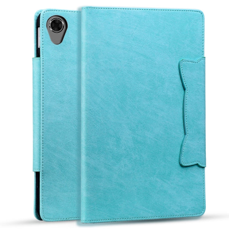 For Lenovo Tab M8 Cat Buckle Leather Tablet Case(Sky Blue)