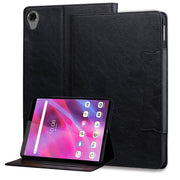 For Lenovo Tab M8 Cat Buckle Leather Tablet Case(Black)