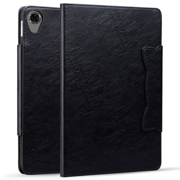 For Lenovo Tab M8 Cat Buckle Leather Tablet Case(Black)