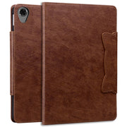 For Lenovo Tab M8 Cat Buckle Leather Tablet Case(Brown)