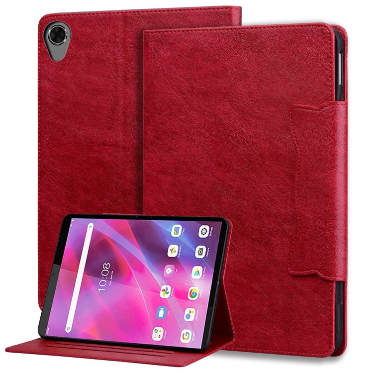 For Lenovo Tab M8 Cat Buckle Leather Tablet Case(Red)