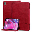 For Lenovo Tab M8 Cat Buckle Leather Tablet Case(Red) - Lenovo by PMC TechLife | Online Shopping South Africa | PMC TechLife | Buy Now Pay Later Mobicred
