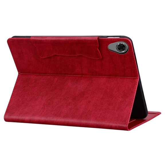 For Lenovo Tab M8 Cat Buckle Leather Tablet Case(Red)