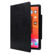 For Lenovo Tab P12 Cat Buckle Leather Tablet Case(Black)