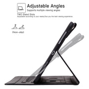 For Lenovo Tab P12 Cat Buckle Leather Tablet Case(Black)