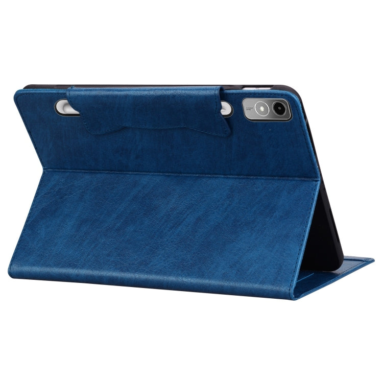 For Lenovo Tab P12 Cat Buckle Leather Tablet Case(Royal Blue)