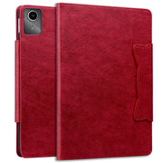 For Lenovo Xiaoxin Pad M11 2024 Cat Buckle Leather Tablet Case(Red)