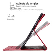 For Lenovo Xiaoxin Pad M11 2024 Cat Buckle Leather Tablet Case(Red)