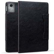 For Lenovo Tab K11 Plus / M11 Plus  Cat Buckle Leather Tablet Case(Black)