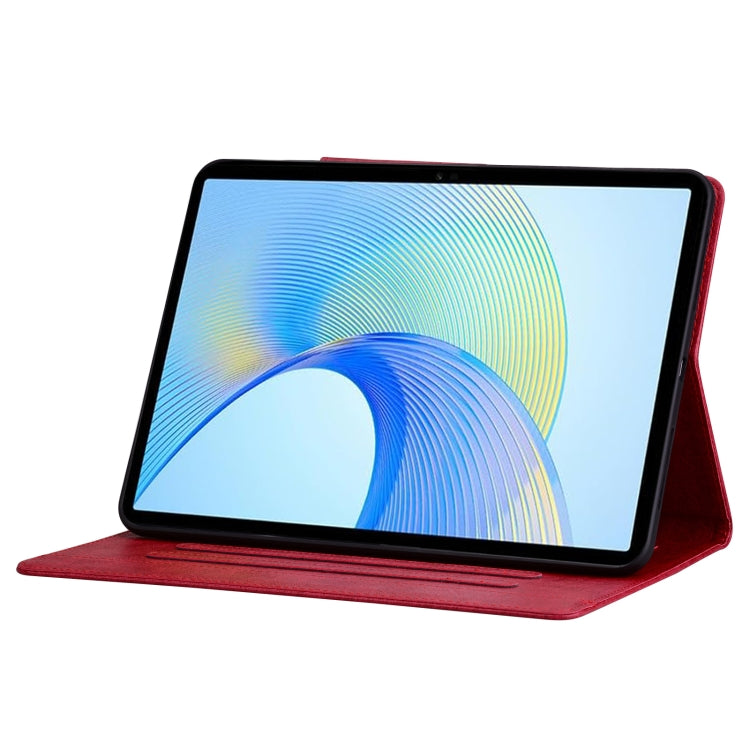 For Lenovo Tab K11 Plus / M11 Plus  Cat Buckle Leather Tablet Case(Red)