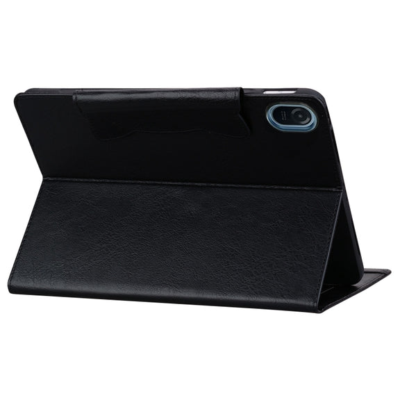 For Honor Pad 8 Cat Buckle Leather Tablet Case(Black)