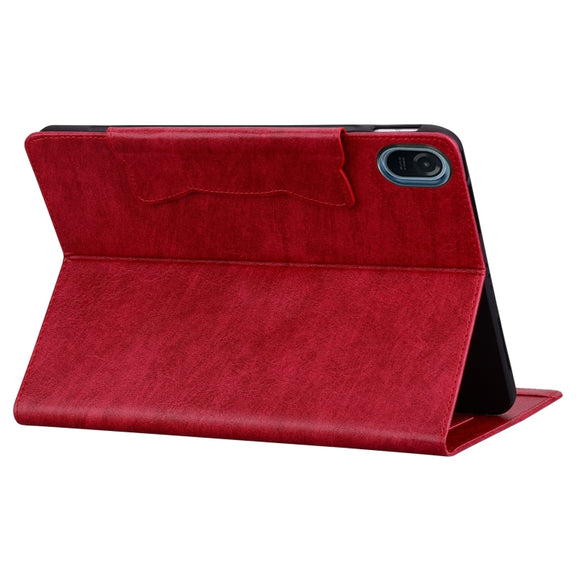 For Honor Pad 8 Cat Buckle Leather Tablet Case(Red)