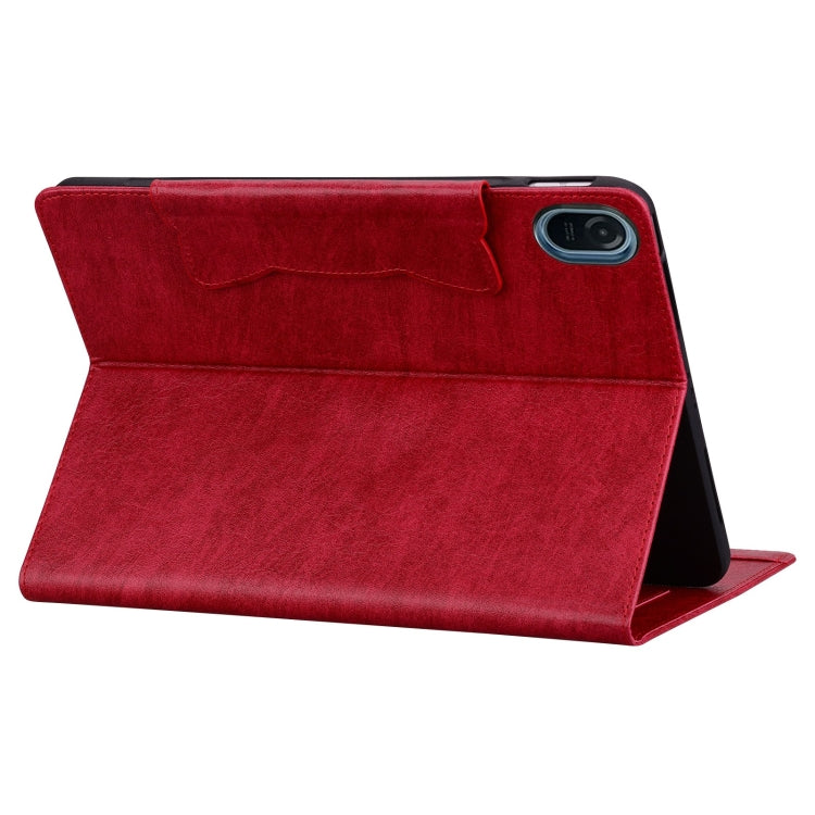 For Honor Pad 8 Cat Buckle Leather Tablet Case(Red)