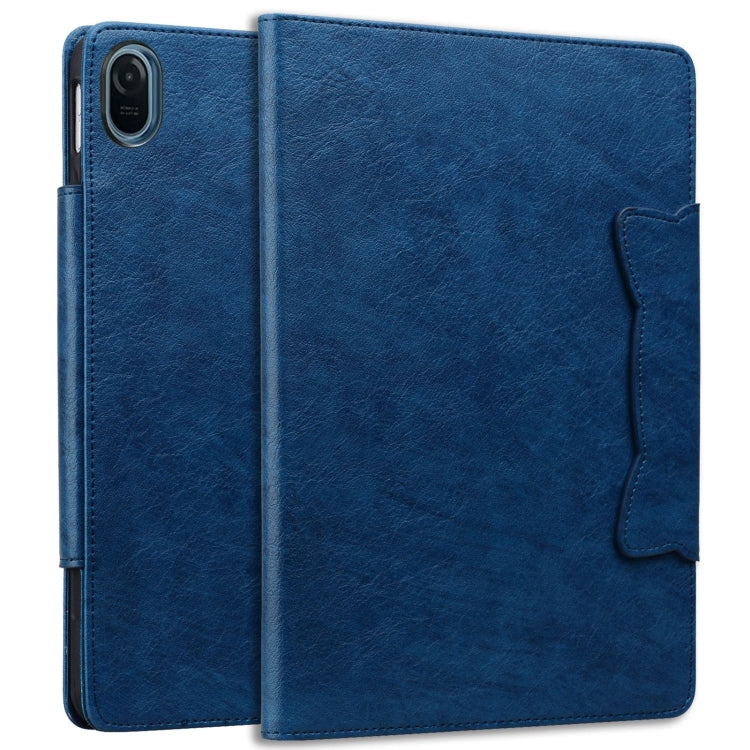 For Honor Pad 8 Cat Buckle Leather Tablet Case(Royal Blue)