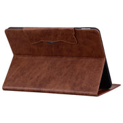 For Honor Pad 9 Cat Buckle Leather Tablet Case(Brown)
