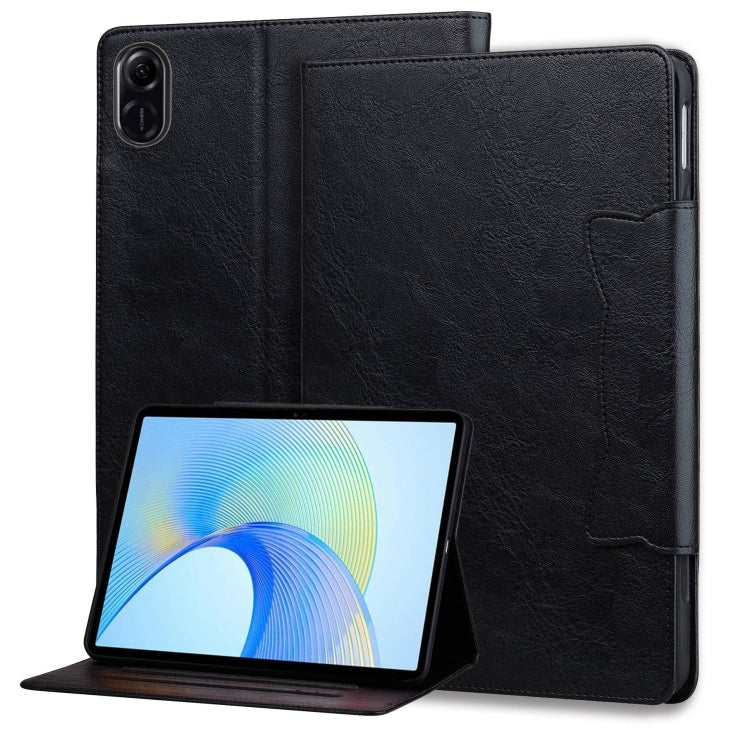 For Honor Pad X9 / X8 Pro Cat Buckle Leather Tablet Case(Black)