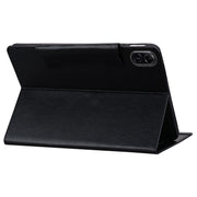 For Honor Pad X8a Cat Buckle Leather Tablet Case(Black)