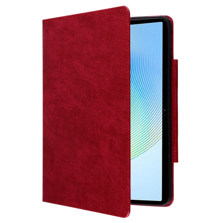 For Honor Pad X8a Cat Buckle Leather Tablet Case(Red)