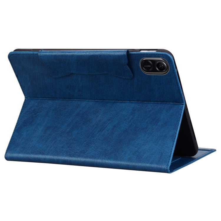 For Honor Pad X8a Cat Buckle Leather Tablet Case(Royal Blue)