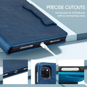 For Honor Pad X8a Cat Buckle Leather Tablet Case(Royal Blue)
