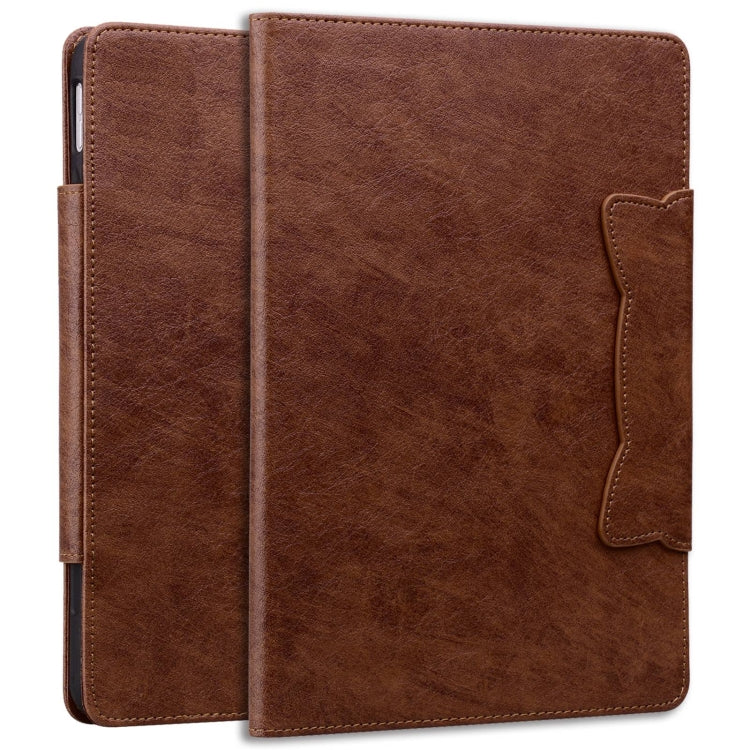 For Amazon Kindle Scribe 10.2 inch 2022 Cat Buckle Leather Tablet Case(Brown)