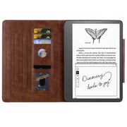 For Amazon Kindle Scribe 10.2 inch 2022 Cat Buckle Leather Tablet Case(Brown)