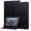 For Amazon Kindle Fire HD 10 2023 / 2021 Cat Buckle Leather Smart Tablet Case(Black) - Amazon by PMC TechLife | Online Shopping South Africa | PMC TechLife | Buy Now Pay Later Mobicred