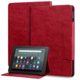 For Amazon Kindle Fire HD 10 2023 / 2021 Cat Buckle Leather Smart Tablet Case(Red) - Amazon by PMC TechLife | Online Shopping South Africa | PMC TechLife | Buy Now Pay Later Mobicred