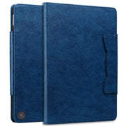 For Amazon Kindle Fire HD 10 2023 / 2021 Cat Buckle Leather Smart Tablet Case(Royal Blue)