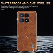 For Redmi K70 Ultra AZNS Electroplated Frame Crocodile Texture Full Coverage Phone Case(Black)
