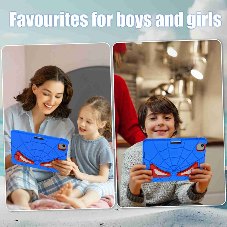 For iPad Air 11 2025 / 2024 Silicone + PC Shockproof Protective Tablet Case(Blue Red)