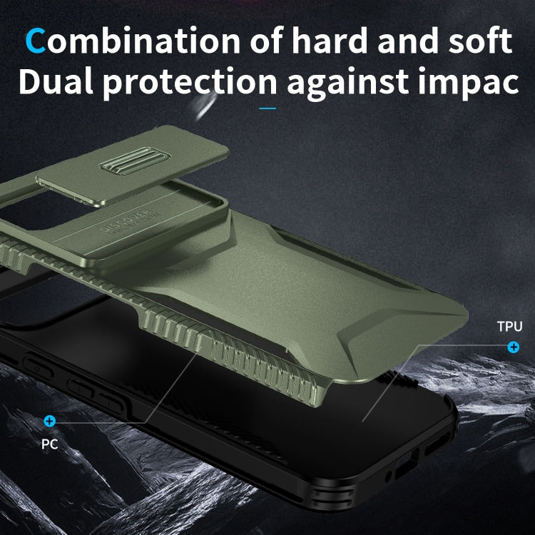 For Google Pixel 9 Pro XL Sliding Camshield Phone Case(Alpine Green)