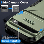 For Google Pixel 9 Pro XL Sliding Camshield Phone Case(Alpine Green)
