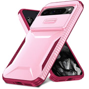 For Google Pixel 9 Pro XL Sliding Camshield Phone Case(Pink + Rose Red)