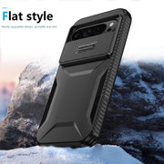 For Google Pixel 9 Pro XL Sliding Camshield Phone Case(Black)