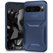 For Google Pixel 9 Pro XL Sliding Camshield Phone Case(Blue)