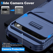 For Google Pixel 9 Pro XL Sliding Camshield Phone Case(Blue)