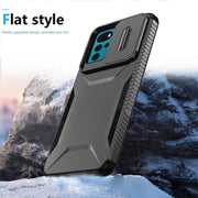 For Motorola Moto G22 2024 Sliding Camshield Phone Case(Black)