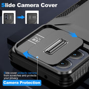 For Motorola Edge 5G 2024 Sliding Camshield Phone Case(Black)