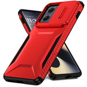 For Motorola Edge 5G 2024 Sliding Camshield Phone Case(Red)