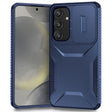 For Samsung Galaxy S25 5G / S24 5G Sliding Camshield Phone Case(Blue) - free shipping - PMC Jewellery - Order now!