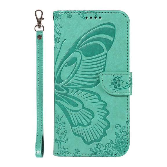 For Huawei Pura 80 Ultra 5G Swallowtail Butterfly Embossed Leather Phone Case(Green)