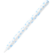 For Apple Pencil USB-C Cow Pattern Stylus Silicone Protective Cover(Blue)