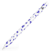 For Apple Pencil 1 Cow Pattern Stylus Silicone Protective Cover(Purple)