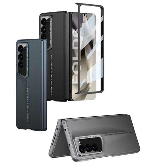 For Samsung Galaxy Z Fold6 GKK Integrated Blade Ultra-thin Full Coverage Phone Case(Cyan)