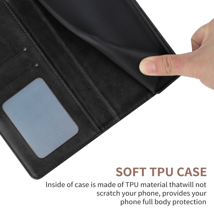 For Samsung Galaxy S25+ 5G Y-shaped Pattern Flip Leather Phone Case(Black)