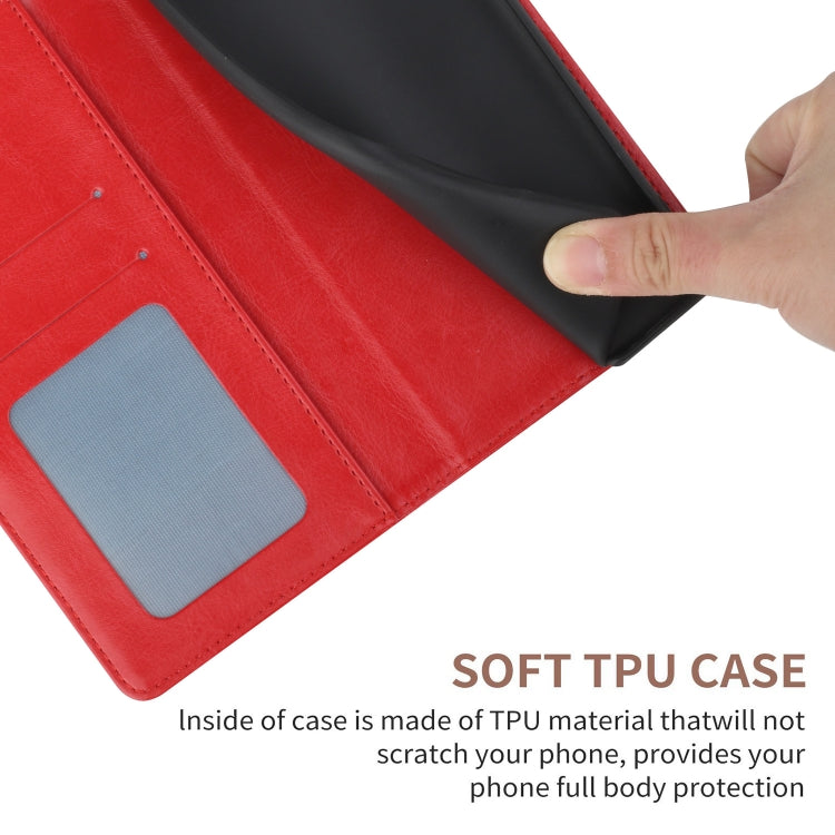 For Samsung Galaxy S25+ 5G Y-shaped Pattern Flip Leather Phone Case(Red)